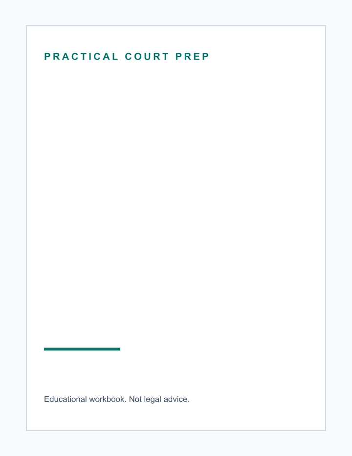 Complete Practical Court Prep Library digital workbook bundle