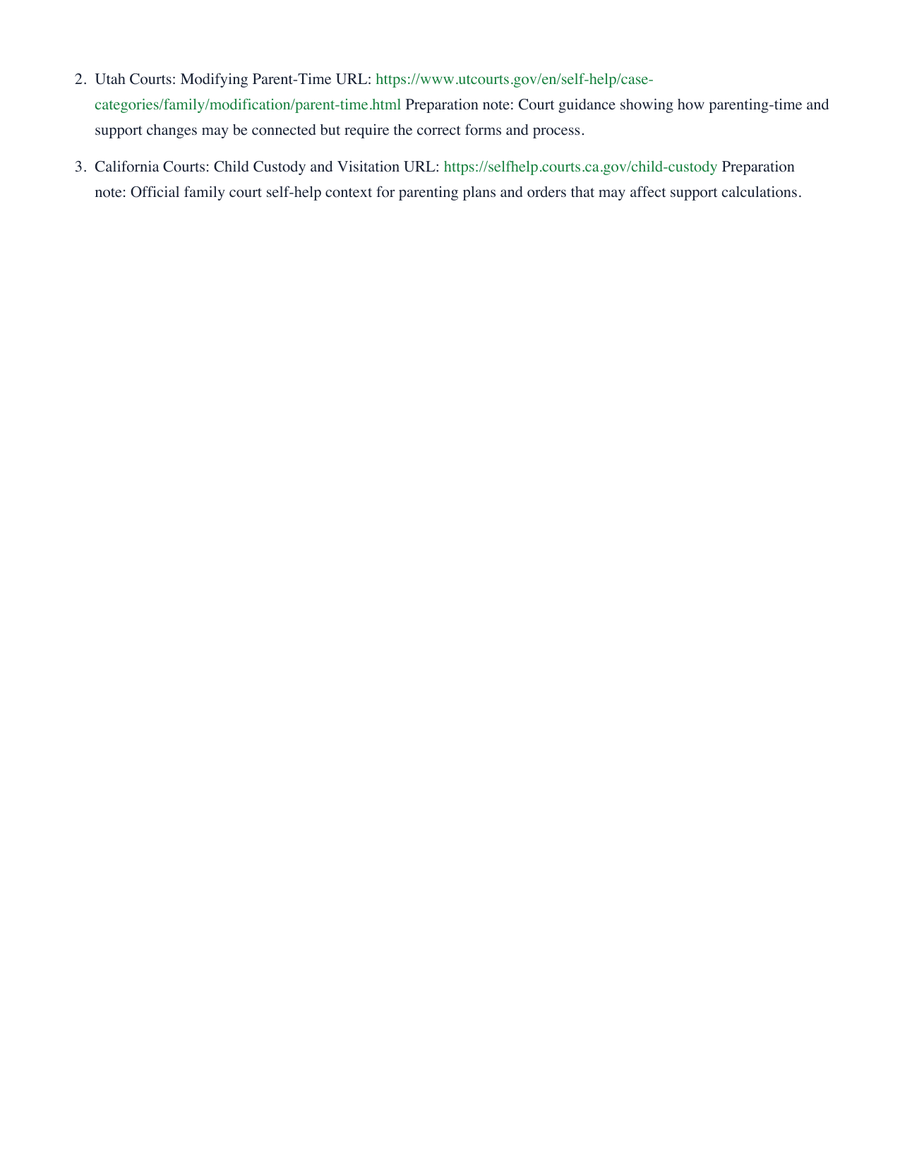 Child Support Modification Roadmap: 10 Mistakes to Avoid Before You File sample workbook page 42